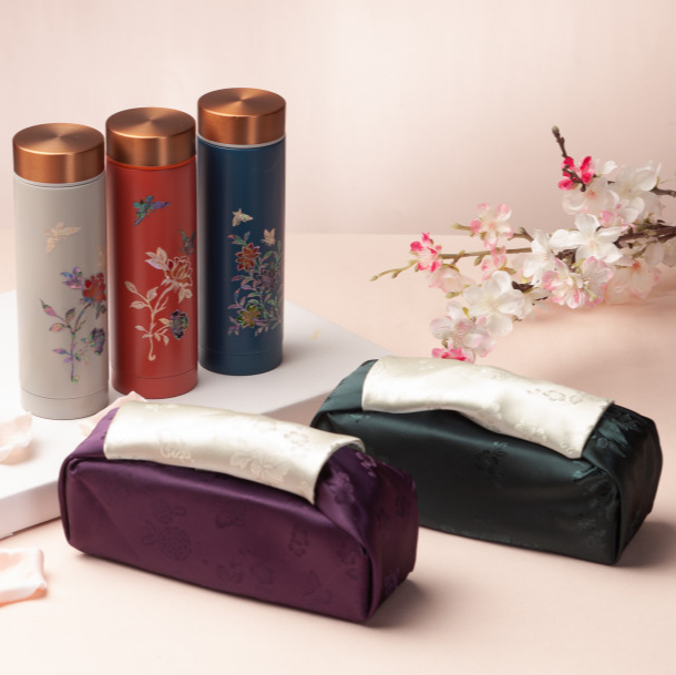 Korean Mother-of-Pearl Traditional Art Tumbler