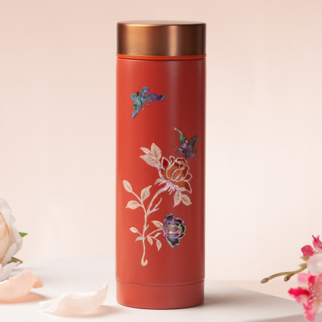 Korean Mother-of-Pearl Traditional Art Tumbler