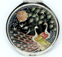 Elegant Mother-of-Pearl Hand Mirror - Korean Craft Artistry