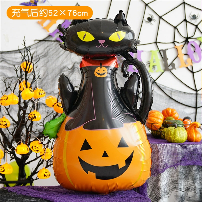 Halloween Hand-Held Aluminum Foil Balloons