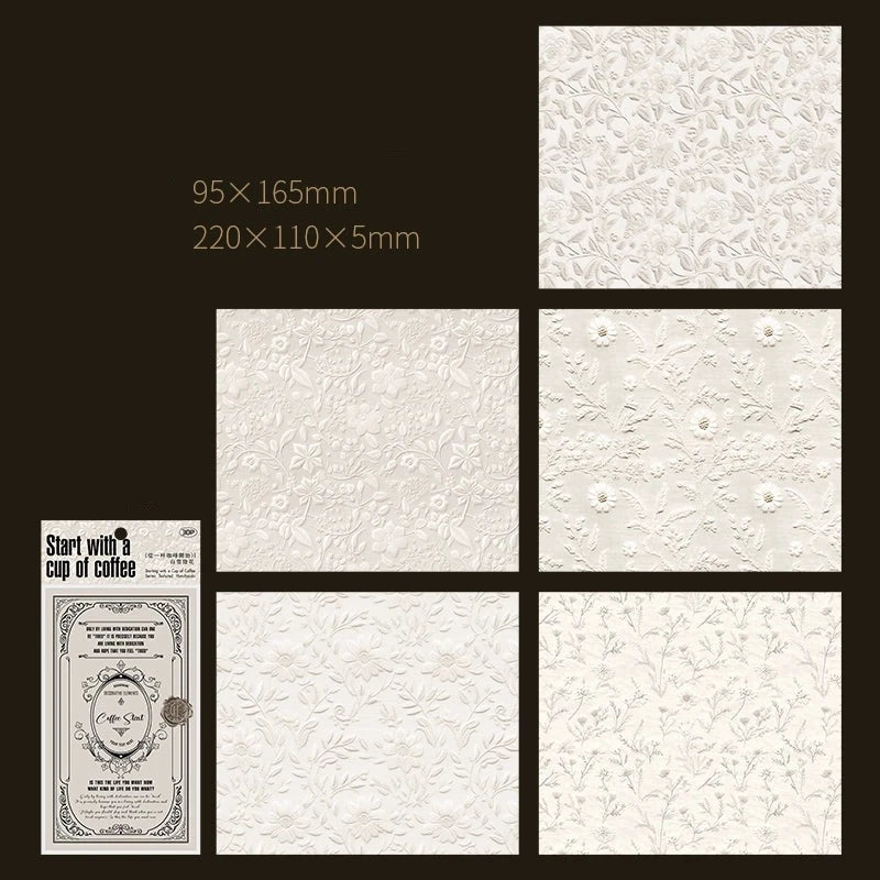 Vintage Embossed Collage Paper - Elevate Your Creations with Timeless Allure