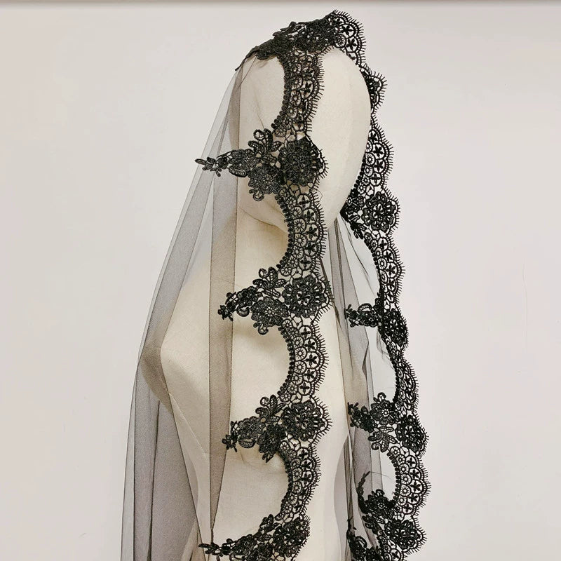 Retro Black Veil