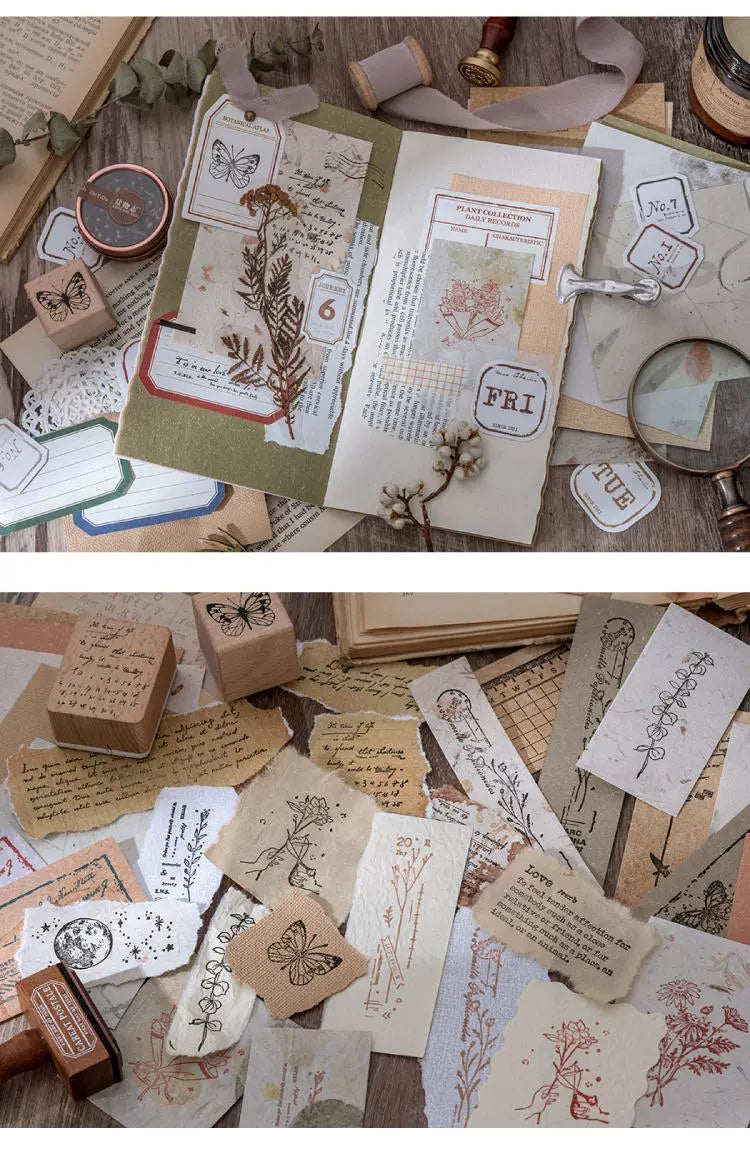 'Romantic Whimsy - Multi-Material Handmade Craft Paper Collection