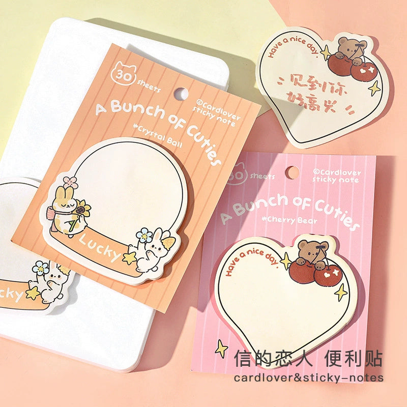 Adorable Sticky Notes Collection | Cute and Collectible Memo Pads for Daily Use