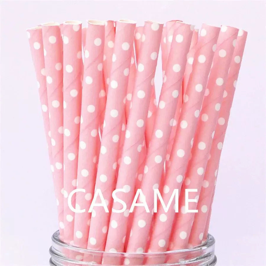 Eco-Chic Vintage Inspired Paper Straws - Romantic & Biodegradable