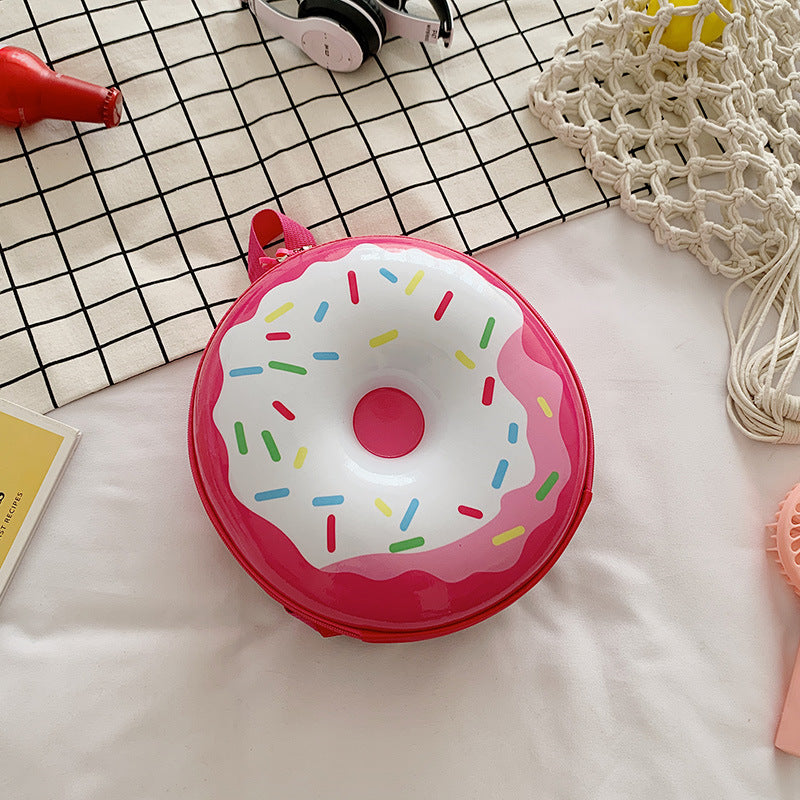 Donut Eggshell Bag - Cartoon Kids Backpack for Kindergarten