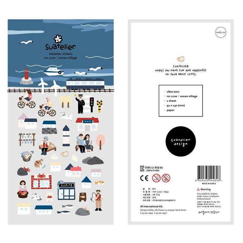 Korea BONITO Adorable Cat Life Stickers | Cute and Lovable Daily Cat Moments for Decoration