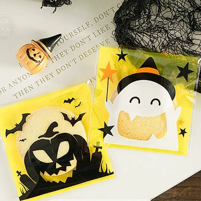 Halloween Self-Adhesive Baking Packaging Bags