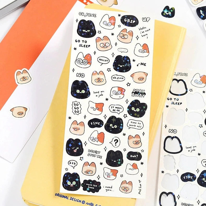 Purrfectly Adorable Cat Sticker Collection