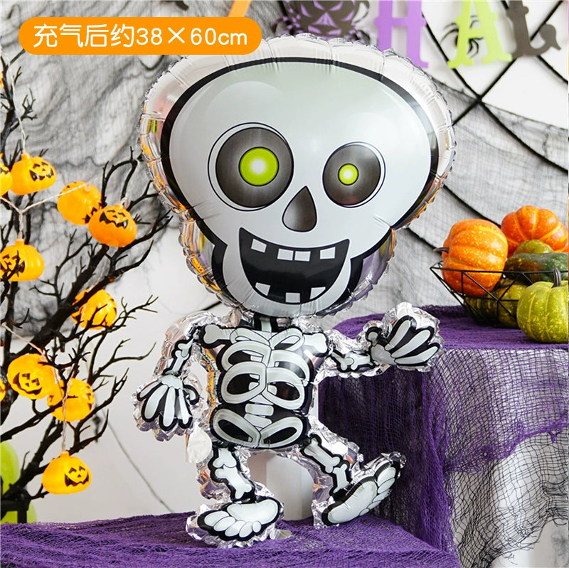 Halloween Hand-Held Aluminum Foil Balloons