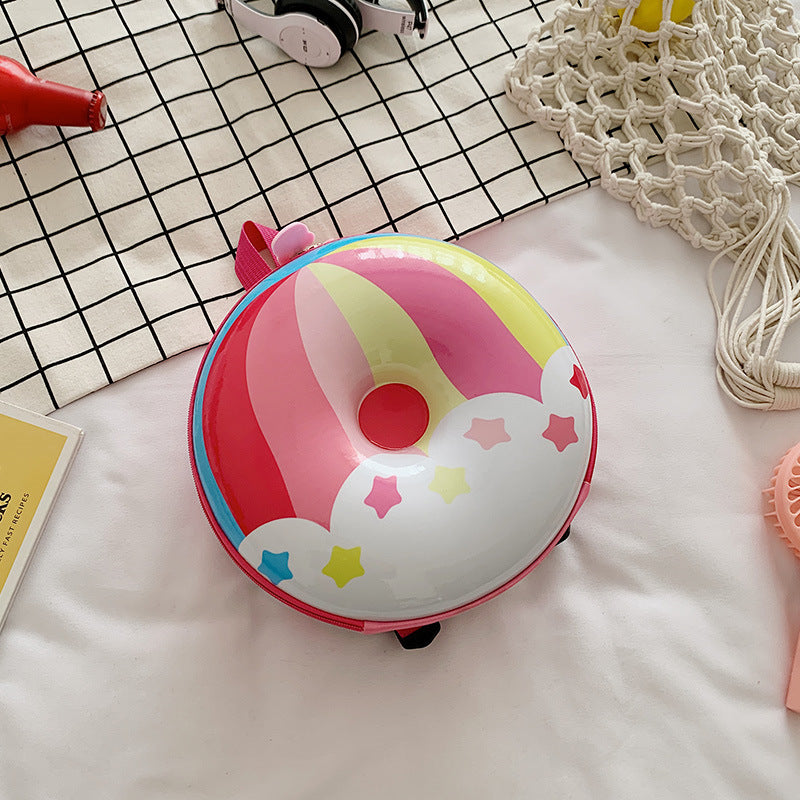Donut Eggshell Bag - Cartoon Kids Backpack for Kindergarten