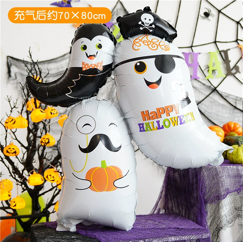 Halloween Hand-Held Aluminum Foil Balloons