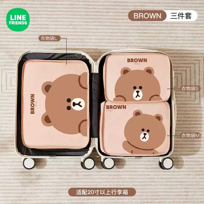 Brown Bear Travel Buddy Bag Set