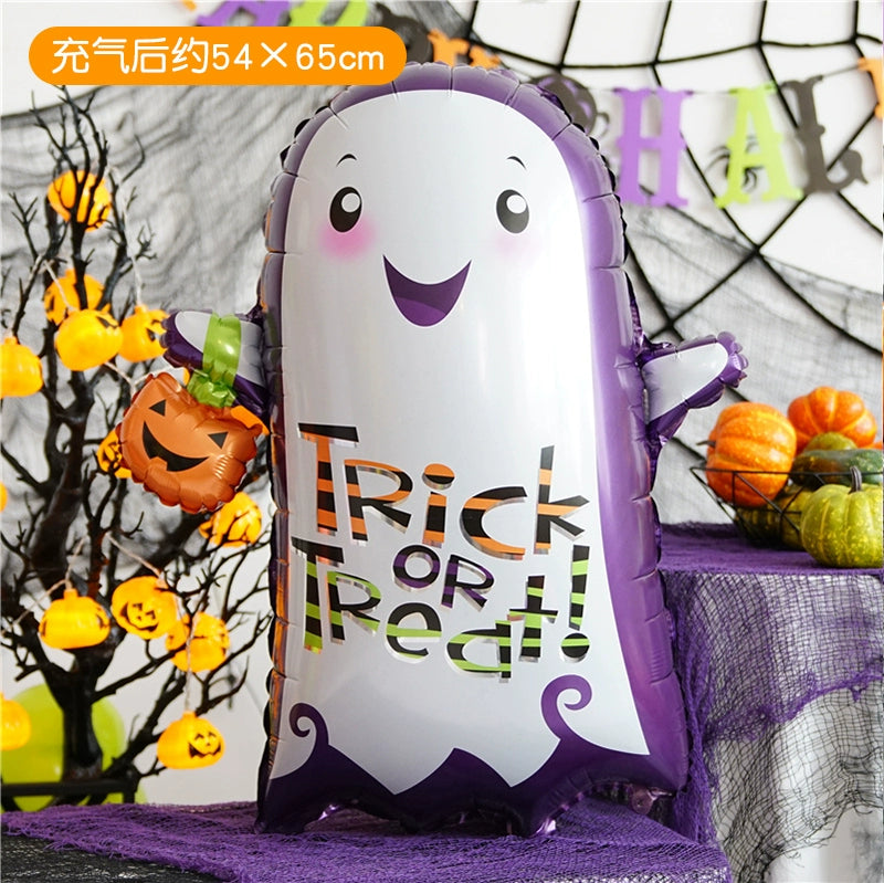 Halloween Hand-Held Aluminum Foil Balloons