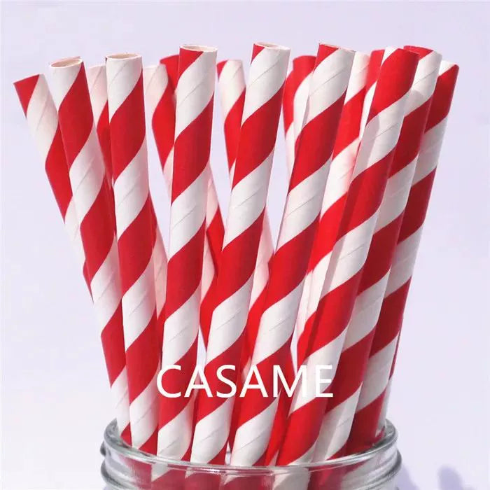 Eco-Chic Vintage Inspired Paper Straws - Romantic & Biodegradable