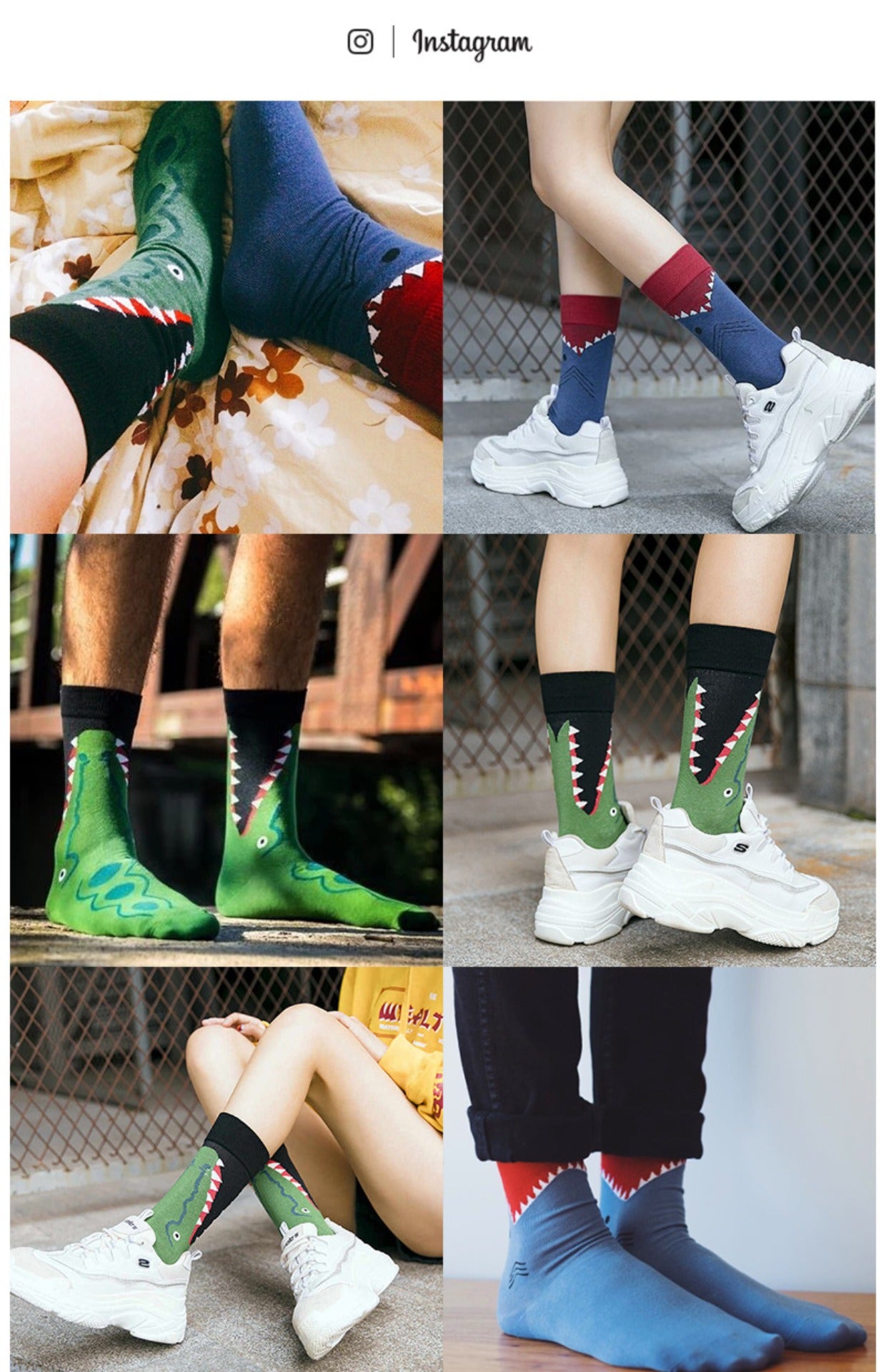 Vintage Canvas Art Socks