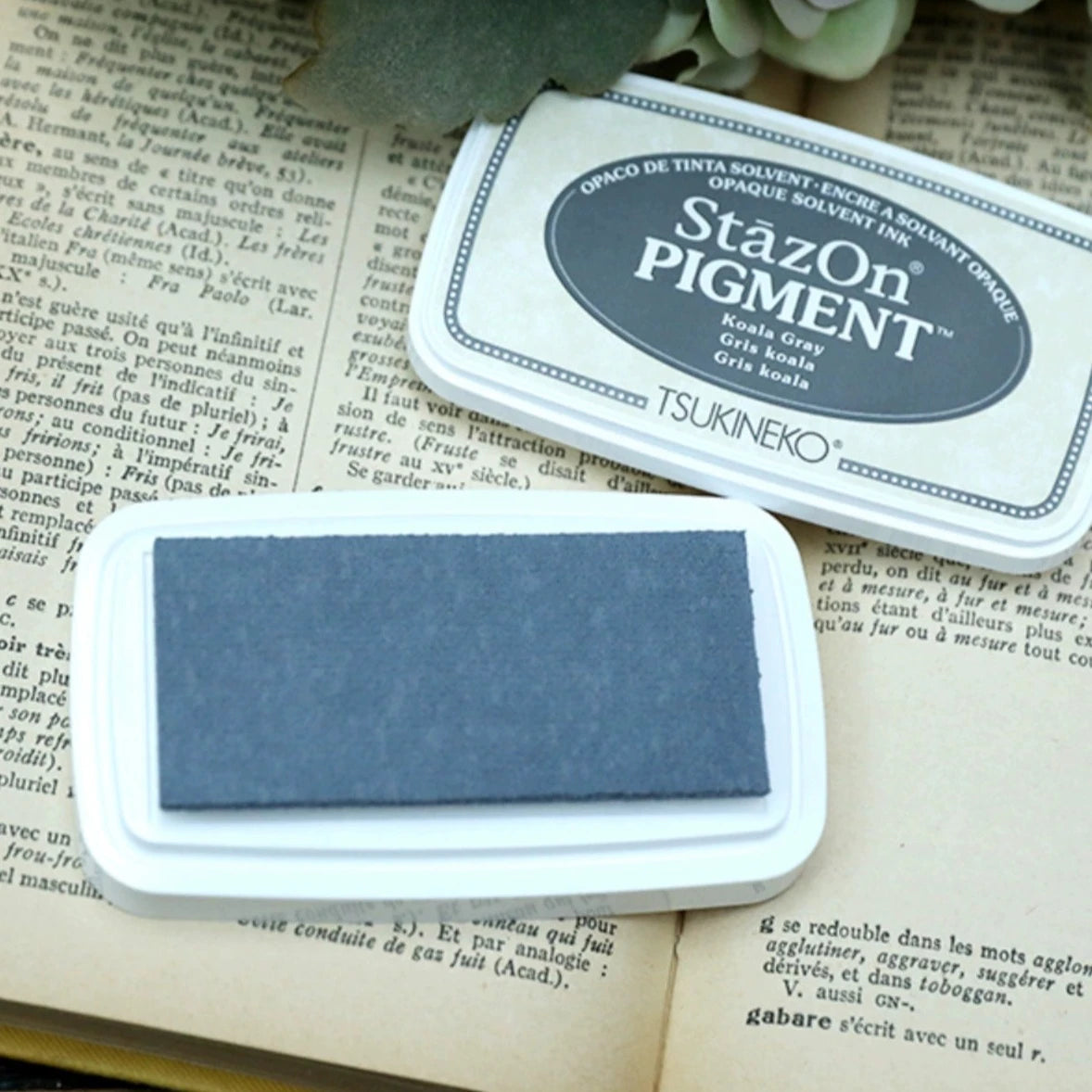 Pigment Rubber Stamp