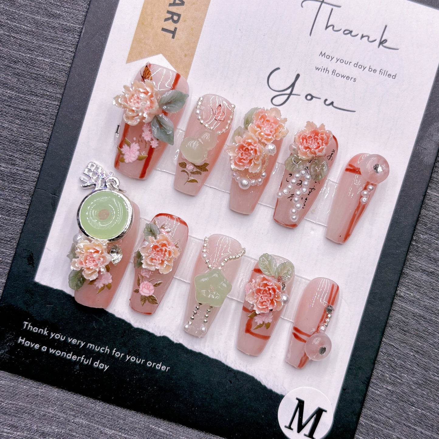 Oriental mode Nail Art - High-End Light Luxury Design