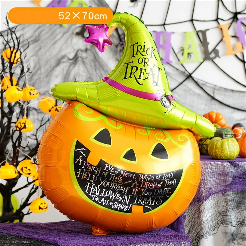 Halloween Hand-Held Aluminum Foil Balloons
