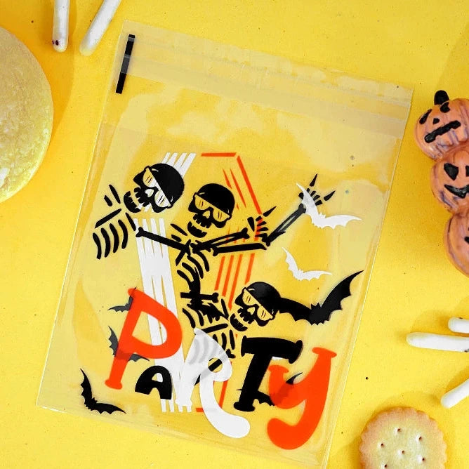 Halloween Self-Adhesive Baking Packaging Bags