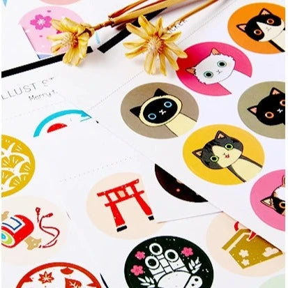 Adorable Critter Stickers - Whimsical Waterproof Decals for Endless Creativity