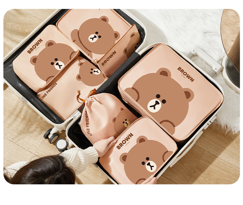 Brown Bear Travel Buddy Bag Set
