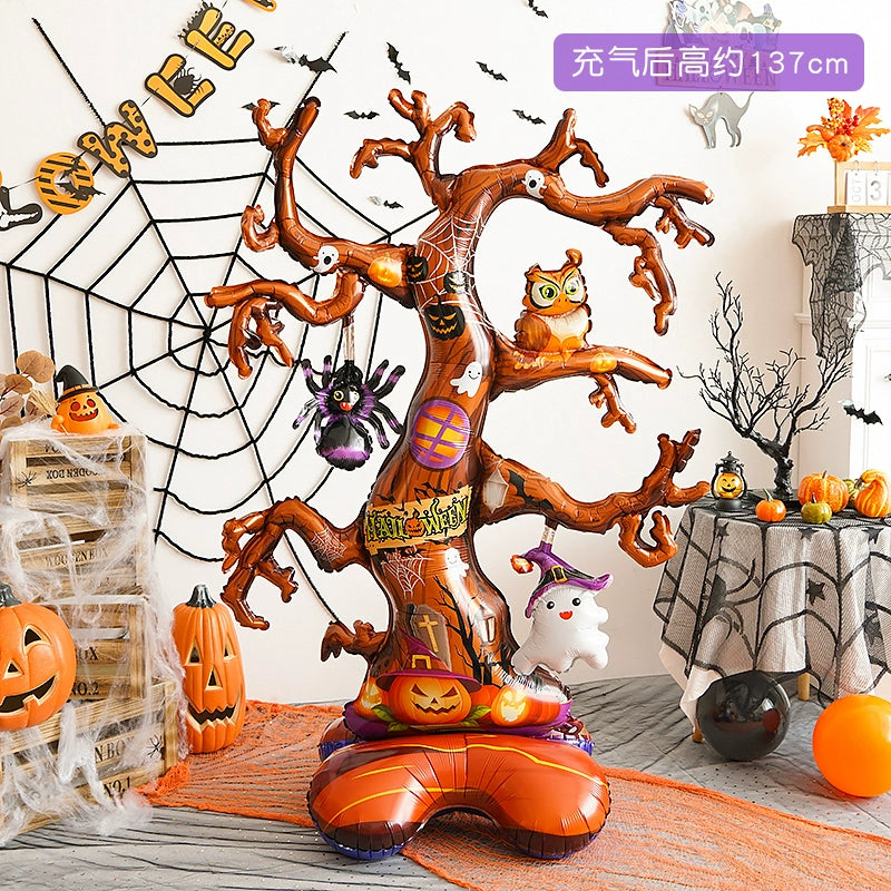 Halloween Hand-Held Aluminum Foil Balloons
