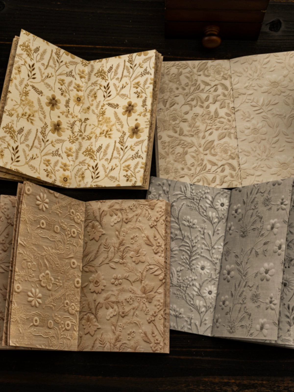 Vintage Embossed Collage Paper - Elevate Your Creations with Timeless Allure
