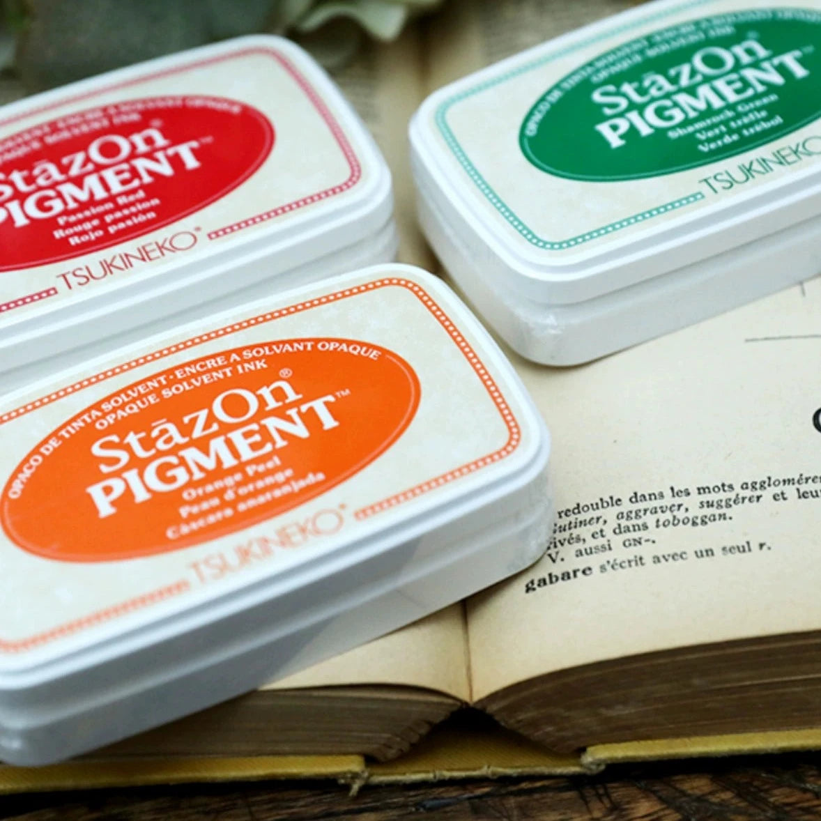 Pigment Rubber Stamp