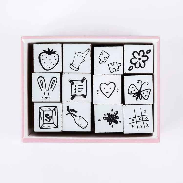 Sugar Poem- Cute Animal Vending Machine Wooden Seal Set