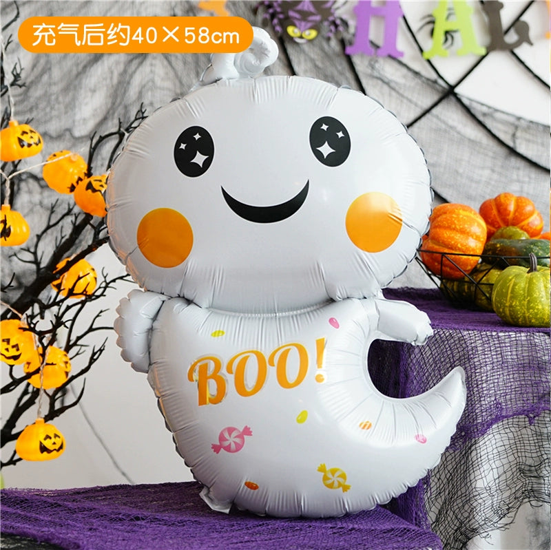 Halloween Hand-Held Aluminum Foil Balloons