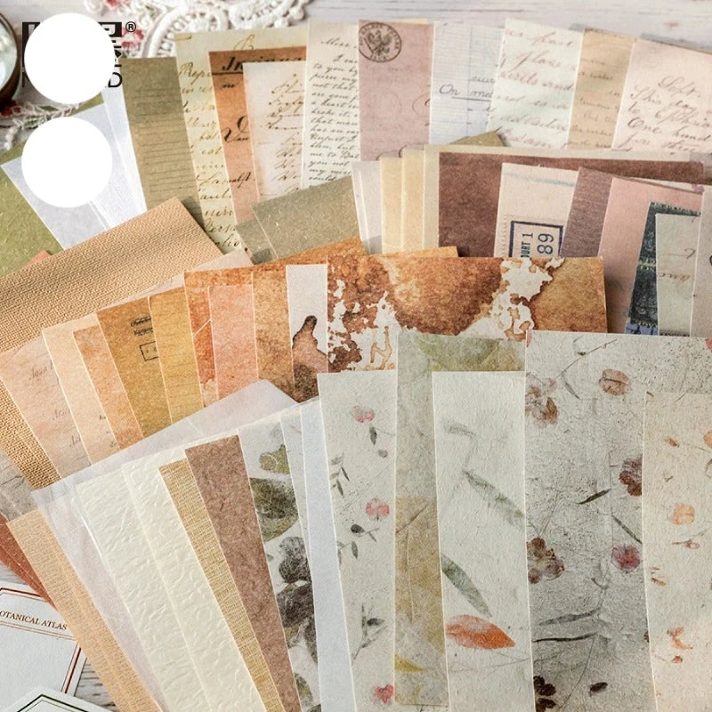'Romantic Whimsy - Multi-Material Handmade Craft Paper Collection