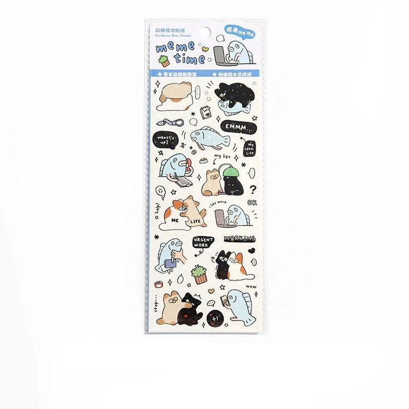 Purrfectly Adorable Cat Sticker Collection