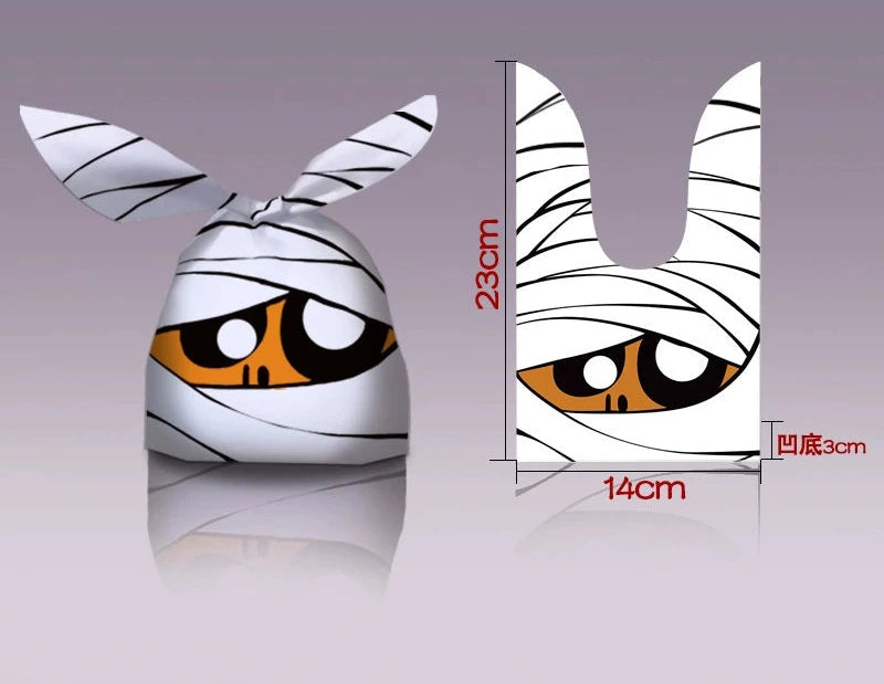 Halloween Bunny Ears Pumpkin Candy Bag