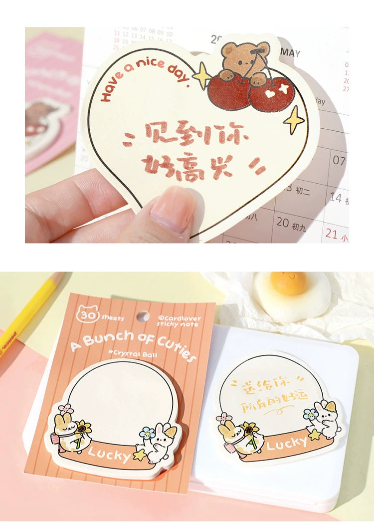 Adorable Sticky Notes Collection | Cute and Collectible Memo Pads for Daily Use