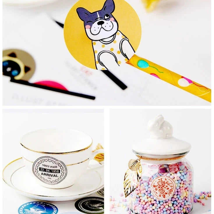 Adorable Critter Stickers - Whimsical Waterproof Decals for Endless Creativity