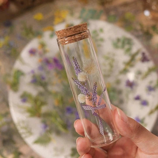Small Fresh Nature - Enchanting Vintage Floral Stickers for Captivating DIY Projects