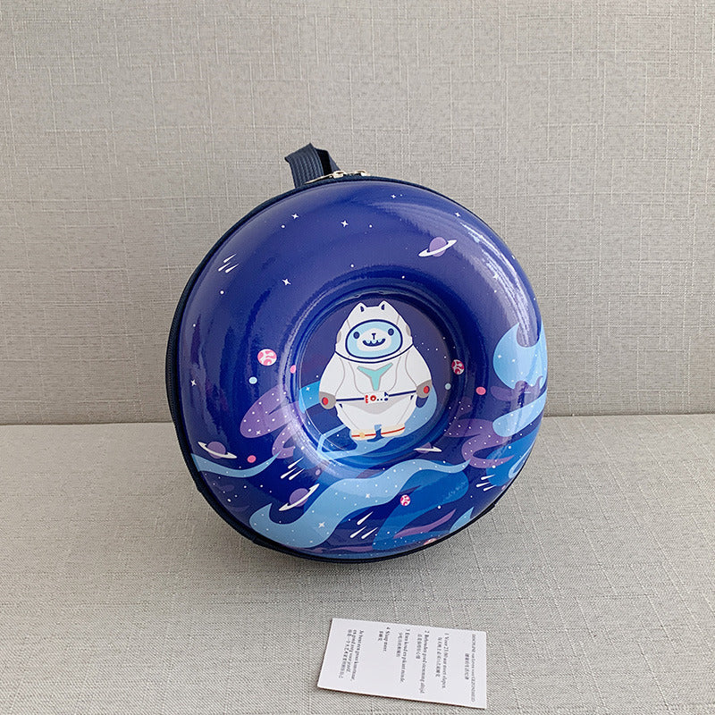 Donut Eggshell Bag - Cartoon Kids Backpack for Kindergarten