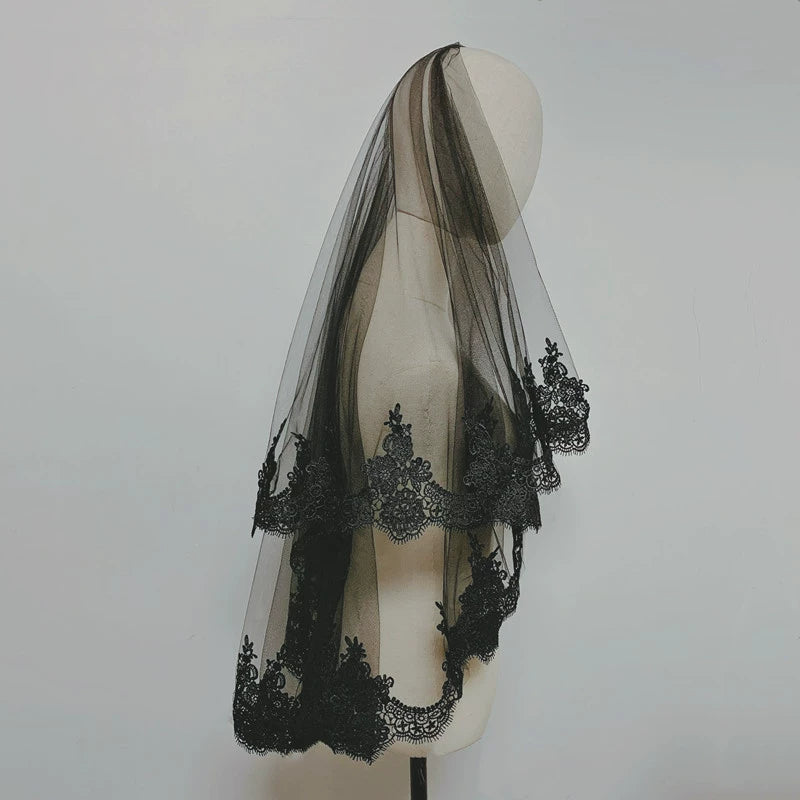 Retro Black Veil