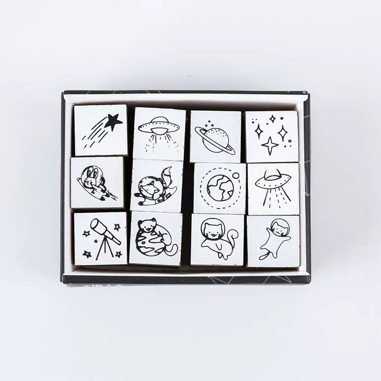 Sugar Poem- Cute Animal Vending Machine Wooden Seal Set