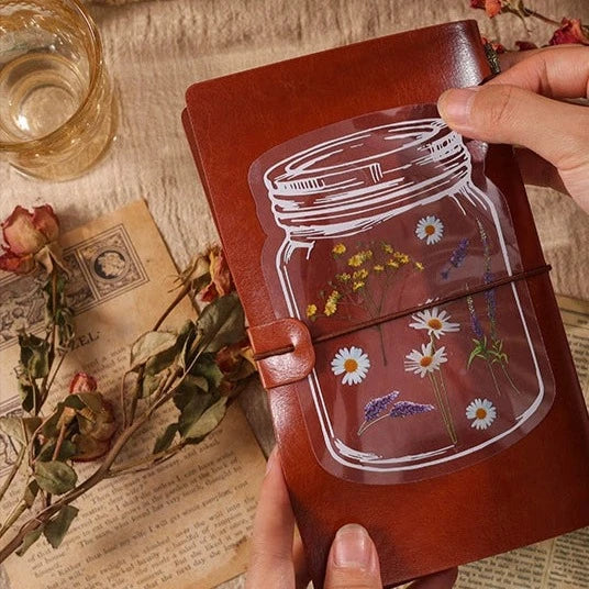 Small Fresh Nature - Enchanting Vintage Floral Stickers for Captivating DIY Projects