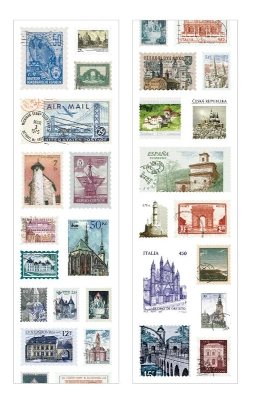 Vintage Stamp Sticker Atelier - Elevate Your Creative Expression with Timeless Botanical Charm