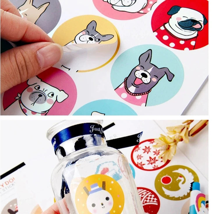 Adorable Critter Stickers - Whimsical Waterproof Decals for Endless Creativity