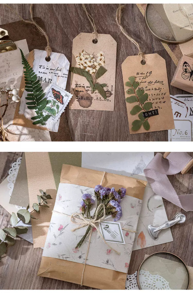 'Romantic Whimsy - Multi-Material Handmade Craft Paper Collection