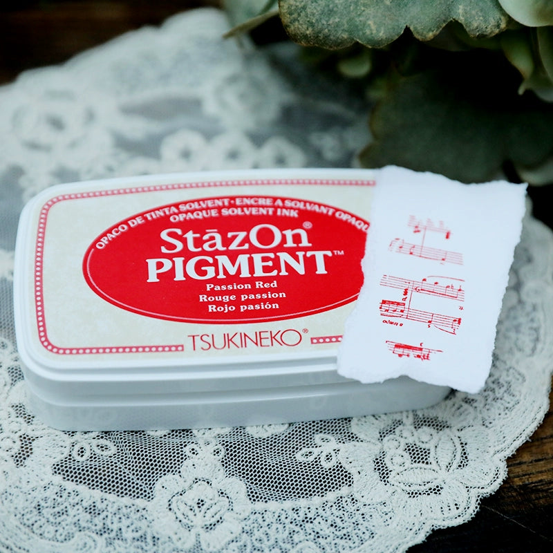 Pigment Rubber Stamp