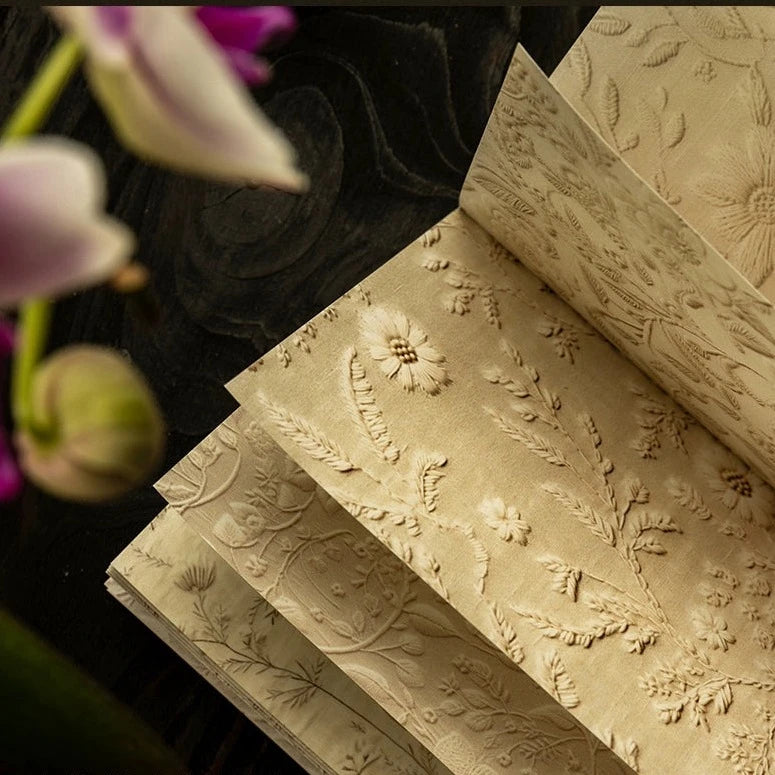 Vintage Embossed Collage Paper - Elevate Your Creations with Timeless Allure