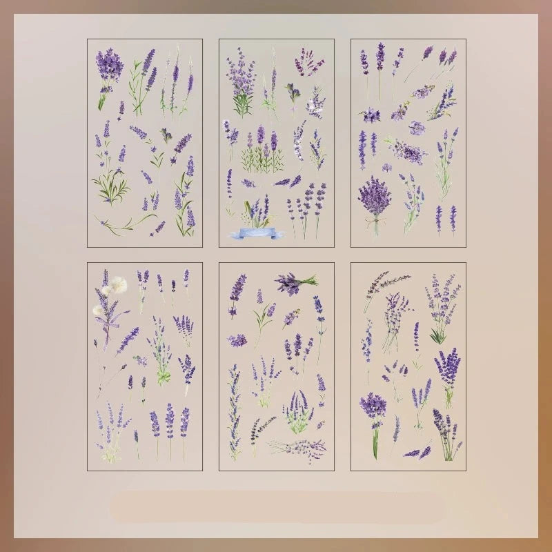 Small Fresh Nature - Enchanting Vintage Floral Stickers for Captivating DIY Projects