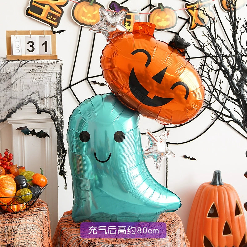 Halloween Hand-Held Aluminum Foil Balloons