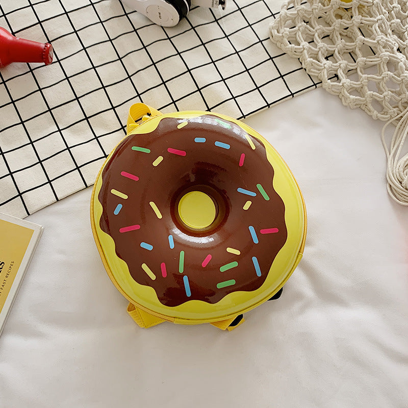 Donut Eggshell Bag - Cartoon Kids Backpack for Kindergarten
