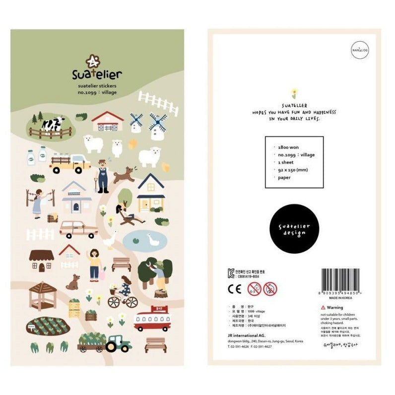 Korea BONITO Adorable Cat Life Stickers | Cute and Lovable Daily Cat Moments for Decoration
